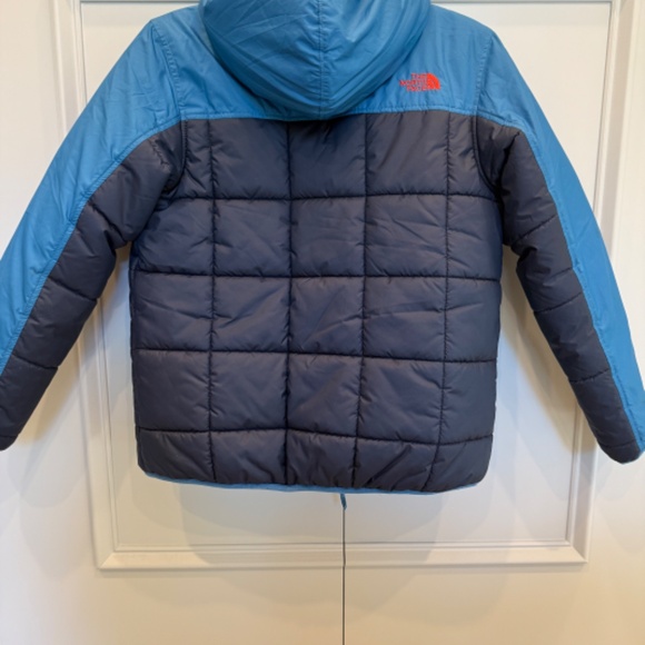 Boys North Face Reversible Shasta Full-zip Hooded Jacket - Picture 2 of 5